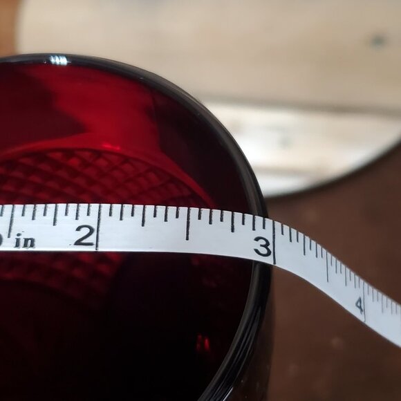 Luminarc  Cristal D'Arques Durand  "Antique Ruby"   Red Highball Tumbler - Picture 7 of 7